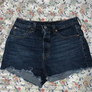 Levi 501 shorts. Basically new, never worn!